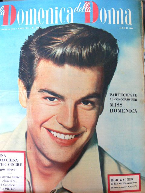 LA DOMENICA DELLA DONNA magazine side cover Issue 20 16 May 1954