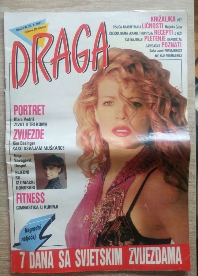 DRAGA magazine cover Issue 3 26 January 1991
