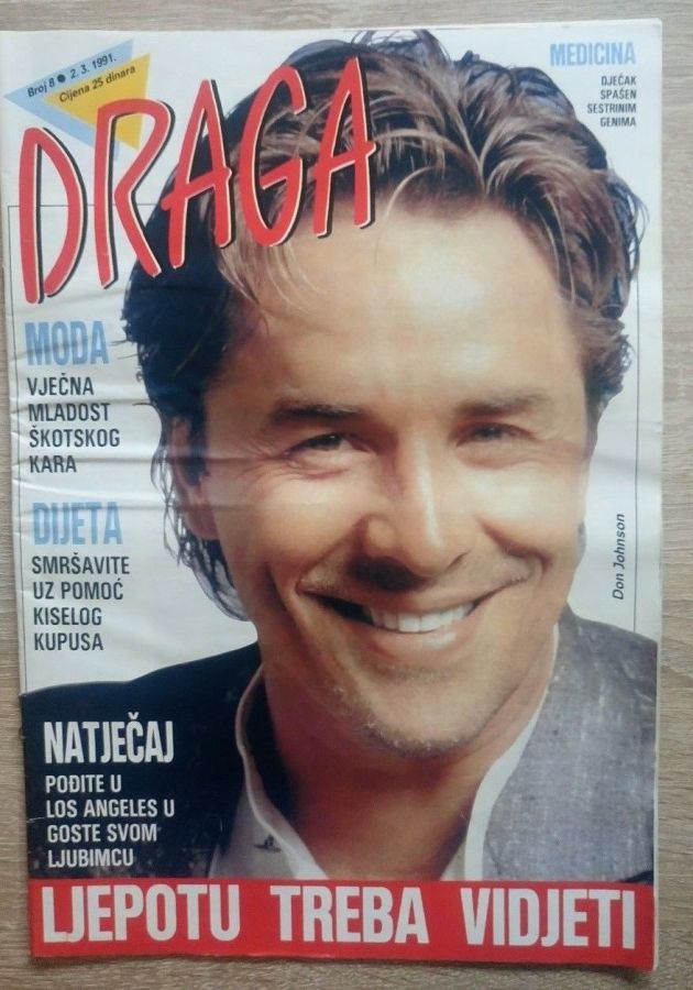 DRAGA magazine cover Issue 8 2 March 1991