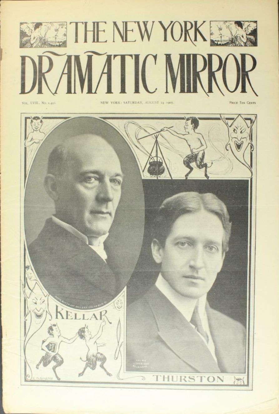 DRAMATIC MIRROR magazine side cover 24 August 1907
