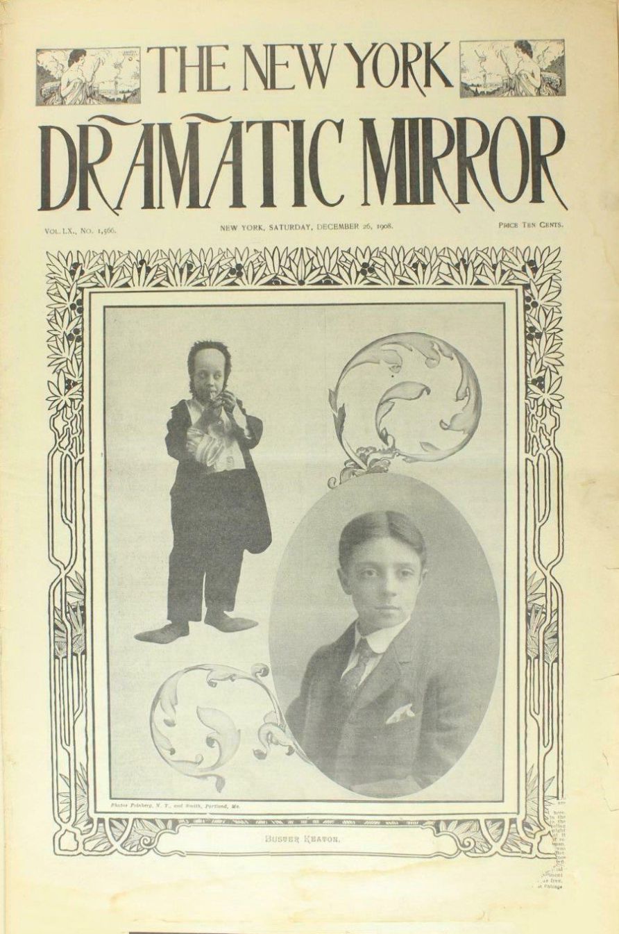 DRAMATIC MIRROR magazine cover 26 December 1908