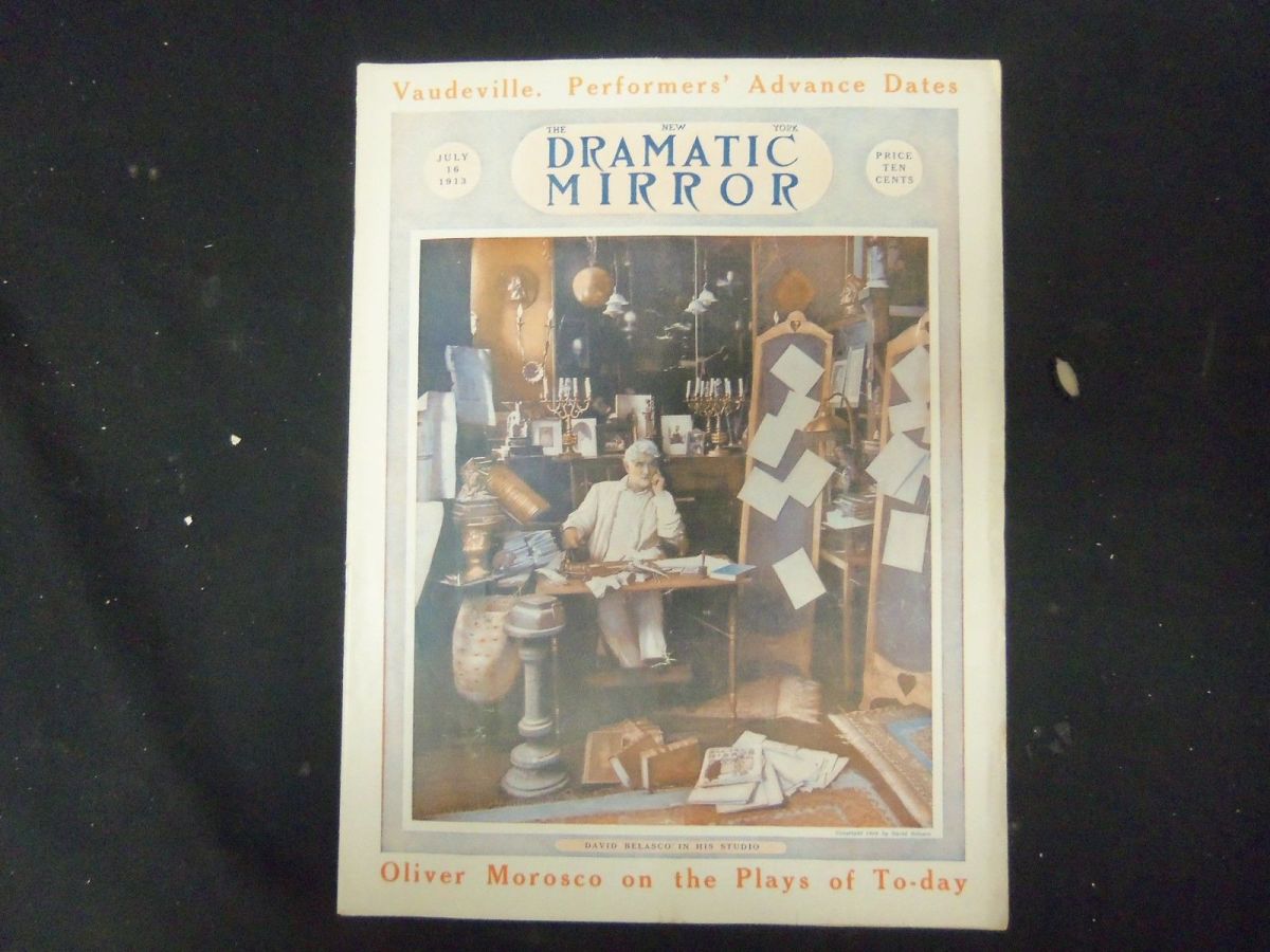 DRAMATIC MIRROR magazine side cover 16 July 1913