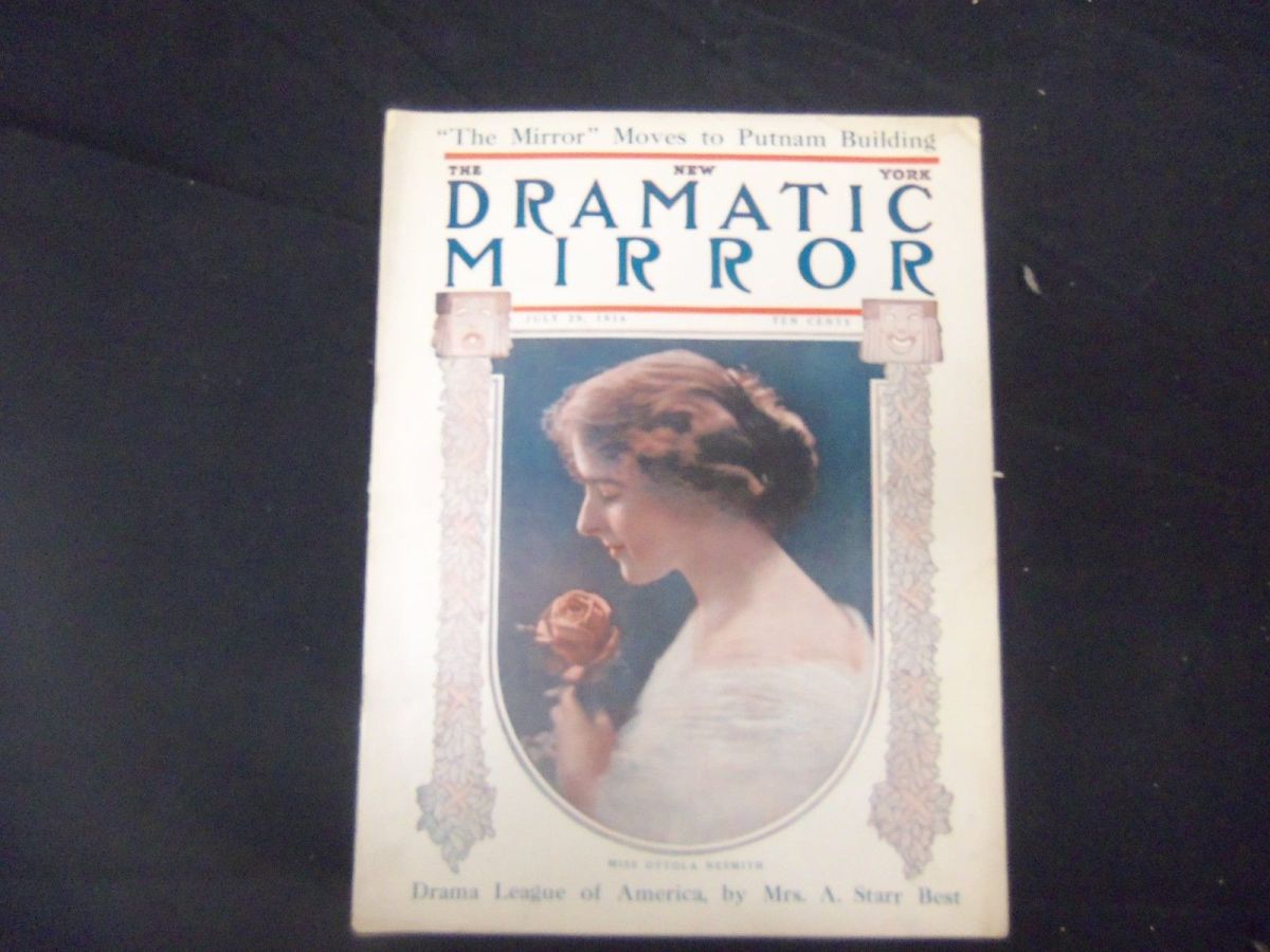 DRAMATIC MIRROR magazine side cover 29 July 1914
