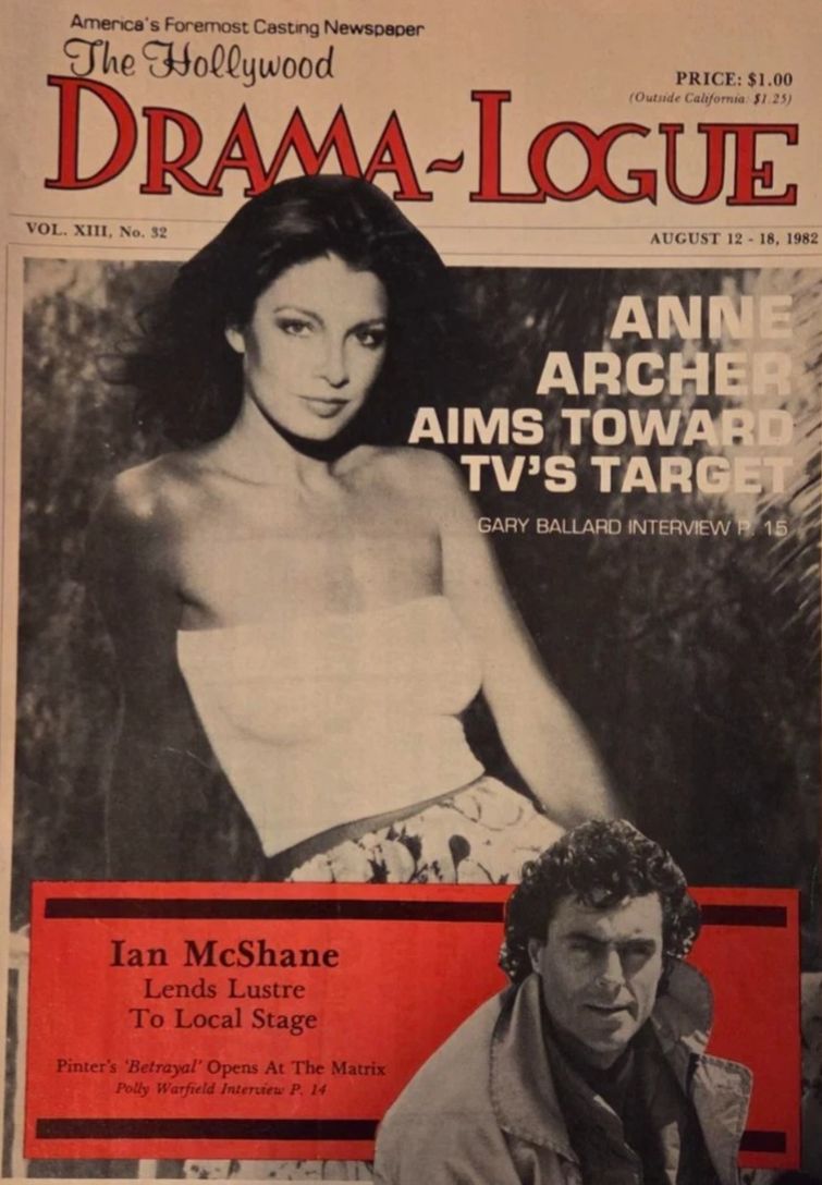 DRAMA LOGUE magazine cover 12 August 1982