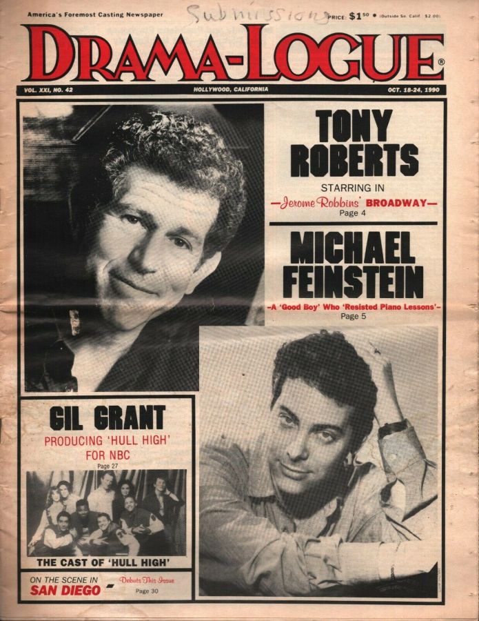 DRAMA LOGUE magazine cover 18 October 1990
