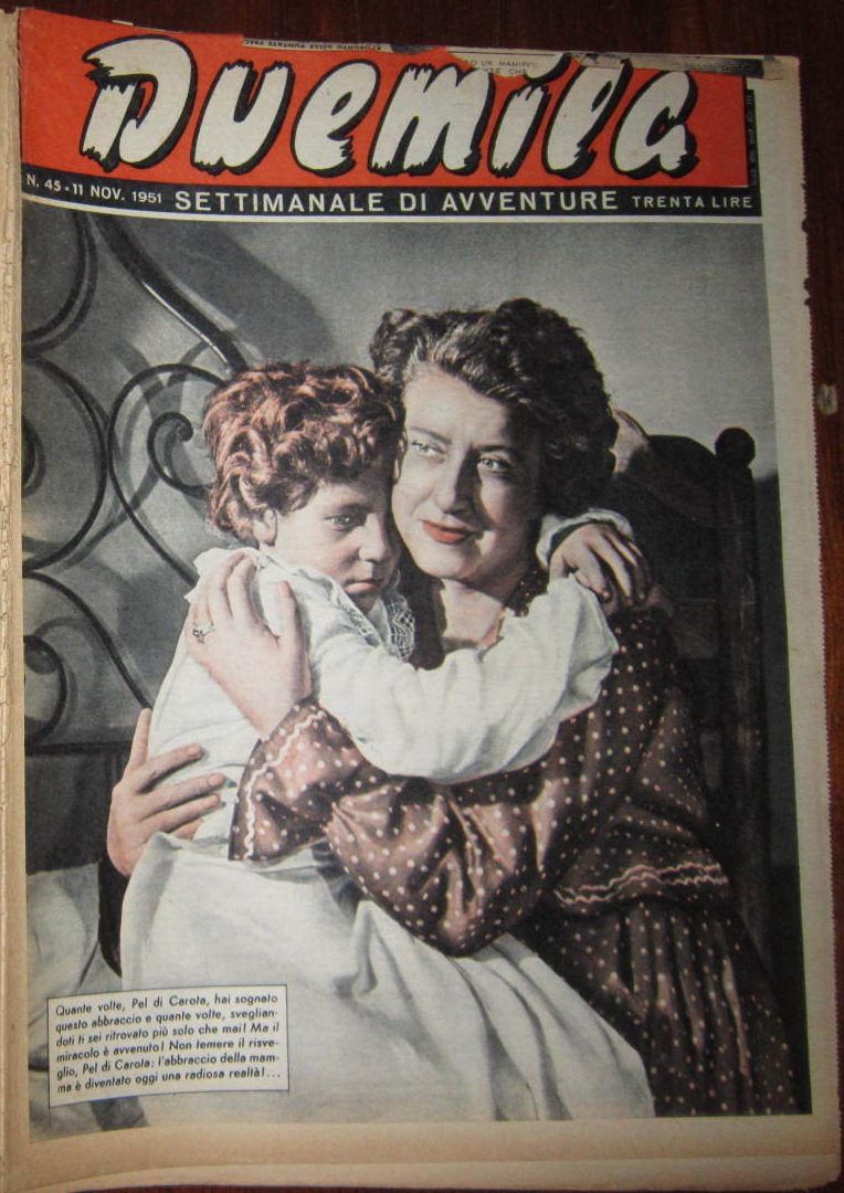 DUEMILA magazine cover Issue 45 11 November 1951