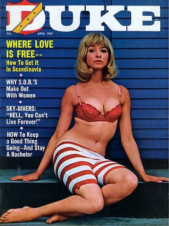 DUKE magazine side cover  April 1967