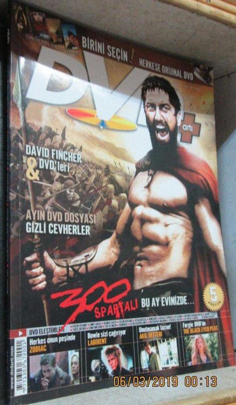 DVD ARTI magazine side cover Issue 29 September 2007