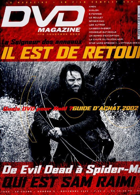 DVD MAGAZINE (Fr) magazine cover Issue 9 November 2002