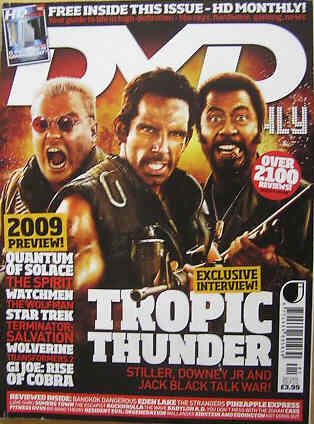 DVD MONTHLY magazine side cover Issue 112 January 2009