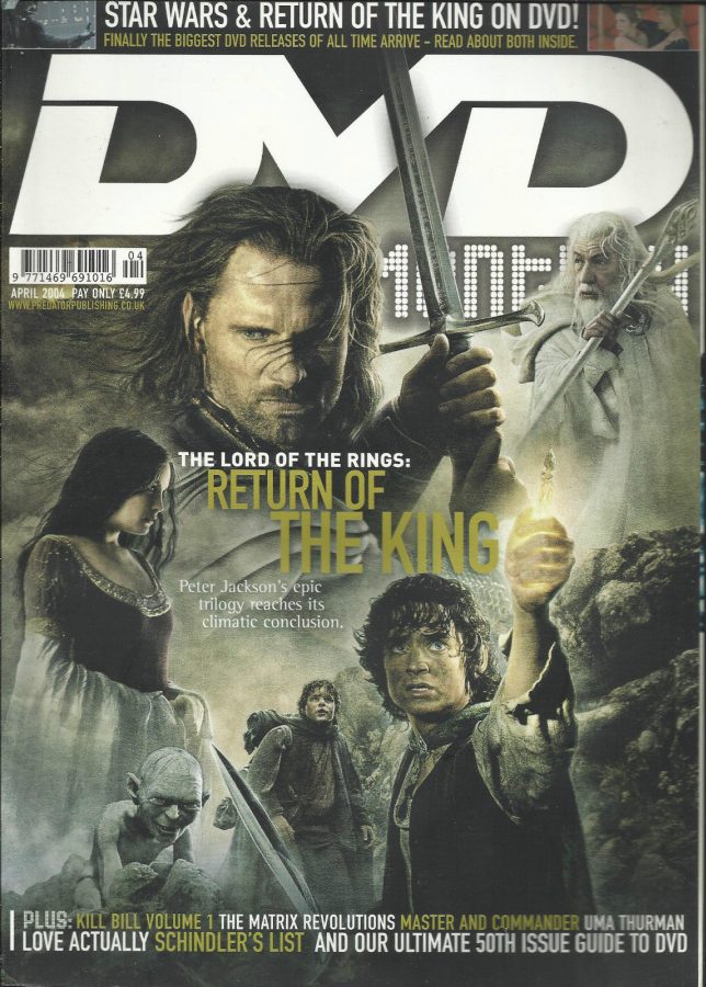 DVD MONTHLY magazine side cover Issue 50 April 2004