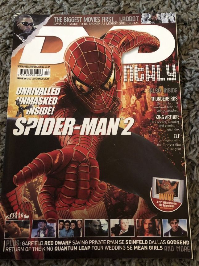 DVD MONTHLY magazine side cover Issue 58 December 2004