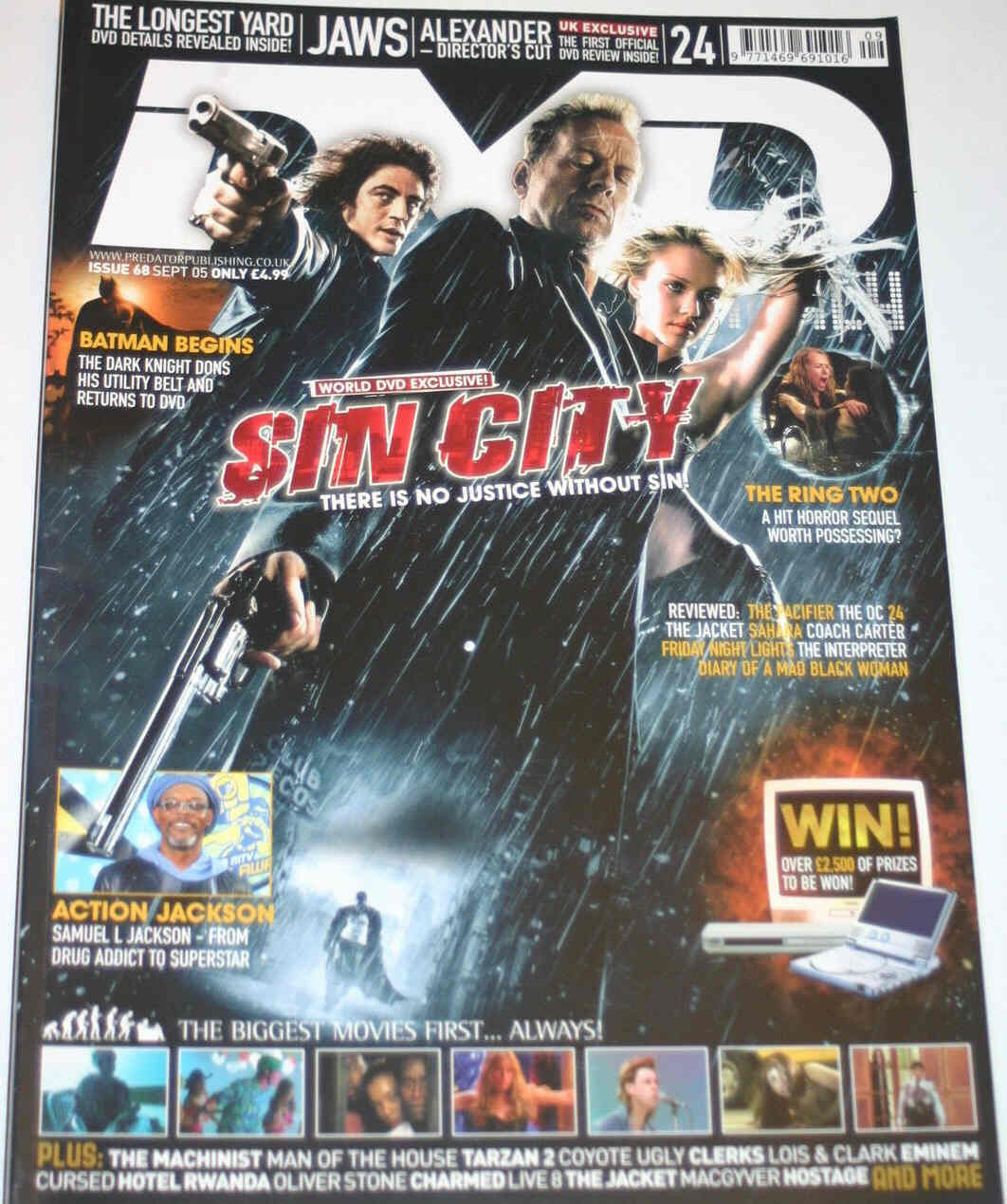 DVD MONTHLY magazine side cover Issue 68 September 2005