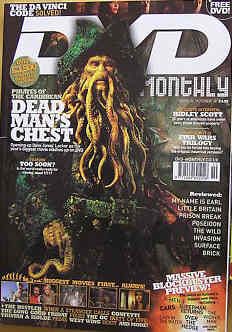DVD MONTHLY magazine side cover Issue 82 October 2006