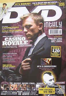 DVD MONTHLY magazine side cover Issue 87 February 2007