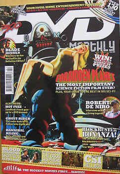 DVD MONTHLY magazine side cover Issue 92 July 2007
