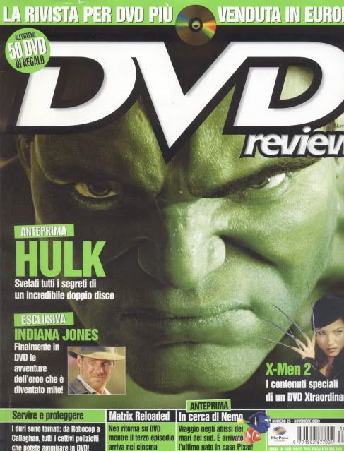 DVD REVIEW (It) magazine cover Issue 25 November 2003