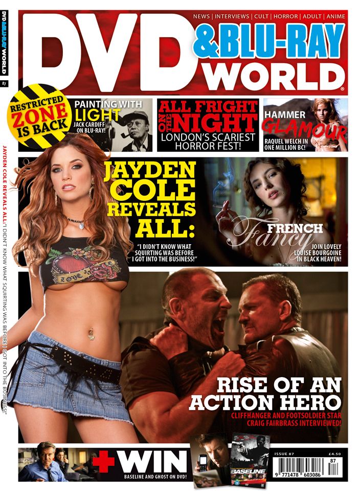 DVD WORLD magazine side cover Issue 87 September/October 2010