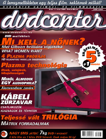 DVDCENTER magazine side cover April 2004