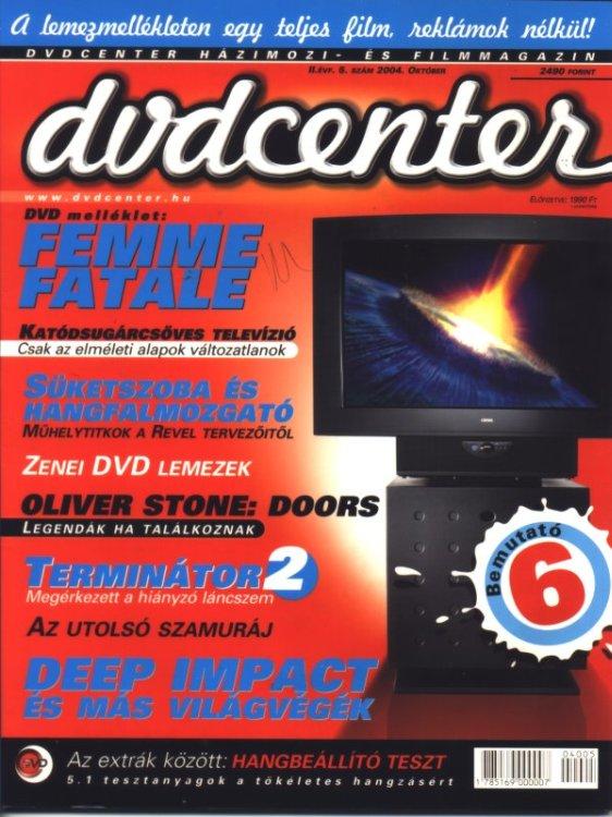 DVDCENTER magazine side cover October 2004