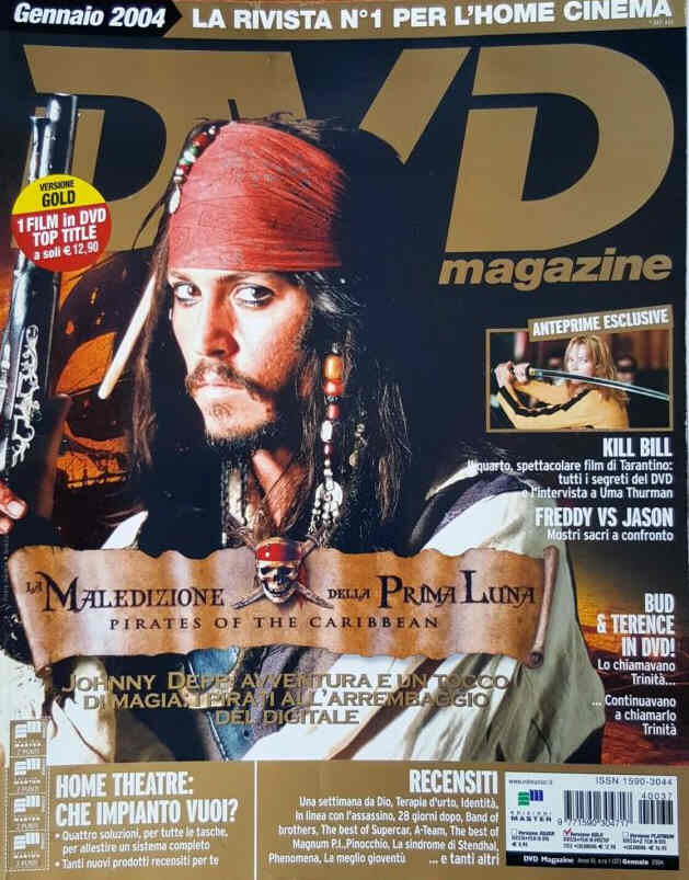 DVD MAGAZINE magazine cover Issue 37  January 2004