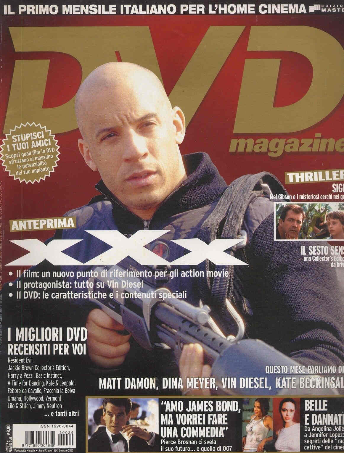 DVD MAGAZINE magazine cover Issue 24 January 2003