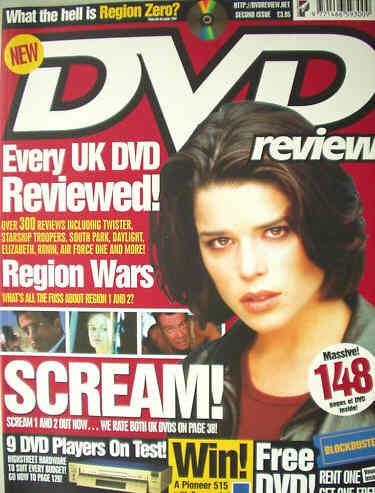 DVD REVIEW magazine side cover Issue 2  1999