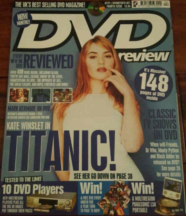 DVD REVIEW magazine side cover Issue 4  1999