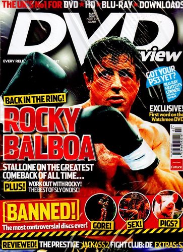 DVD REVIEW magazine side cover Issue 102 May 2007