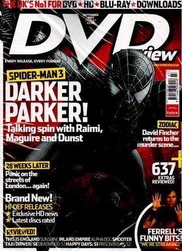 DVD REVIEW magazine side cover Issue 107 September 2007