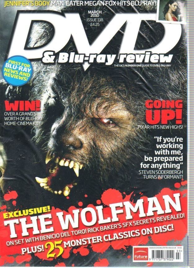DVD REVIEW magazine side cover Issue 138 March 2010