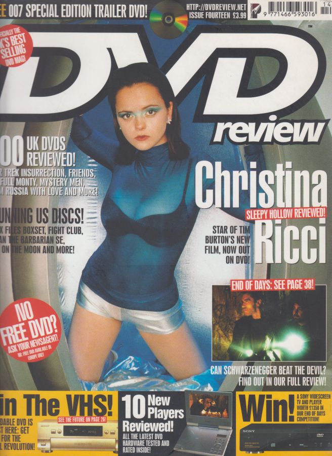DVD REVIEW magazine side cover Issue 14  2000