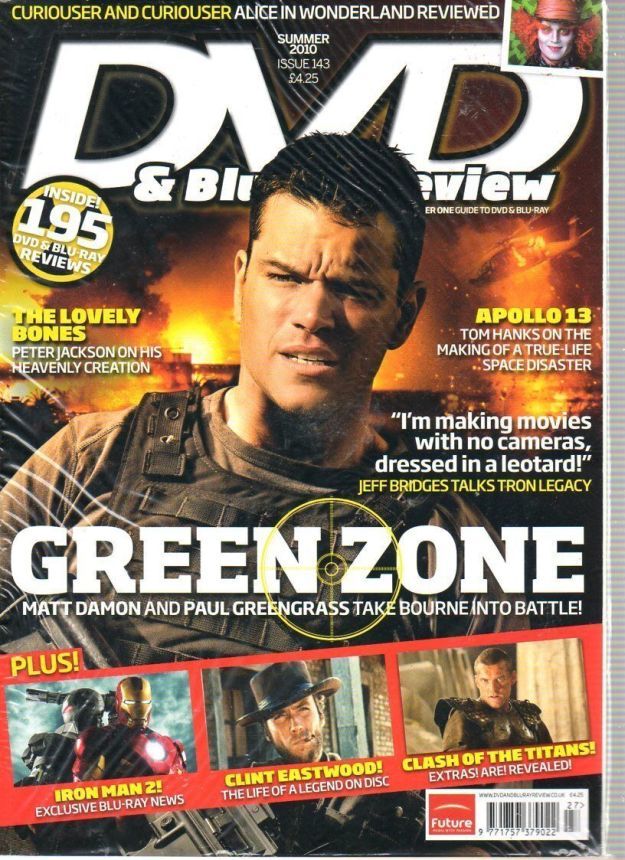 DVD REVIEW magazine side cover Issue 143 August 2010