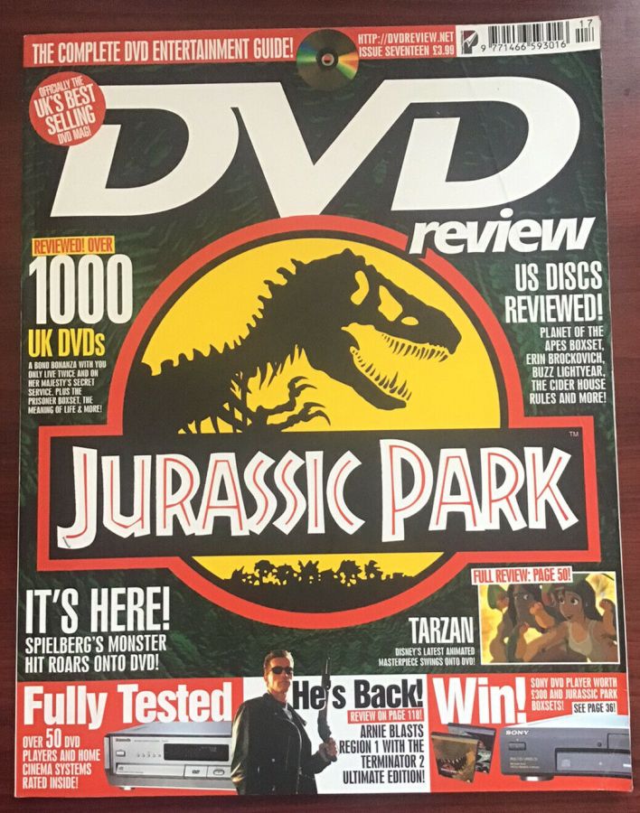 DVD REVIEW magazine side cover Issue 17  2000