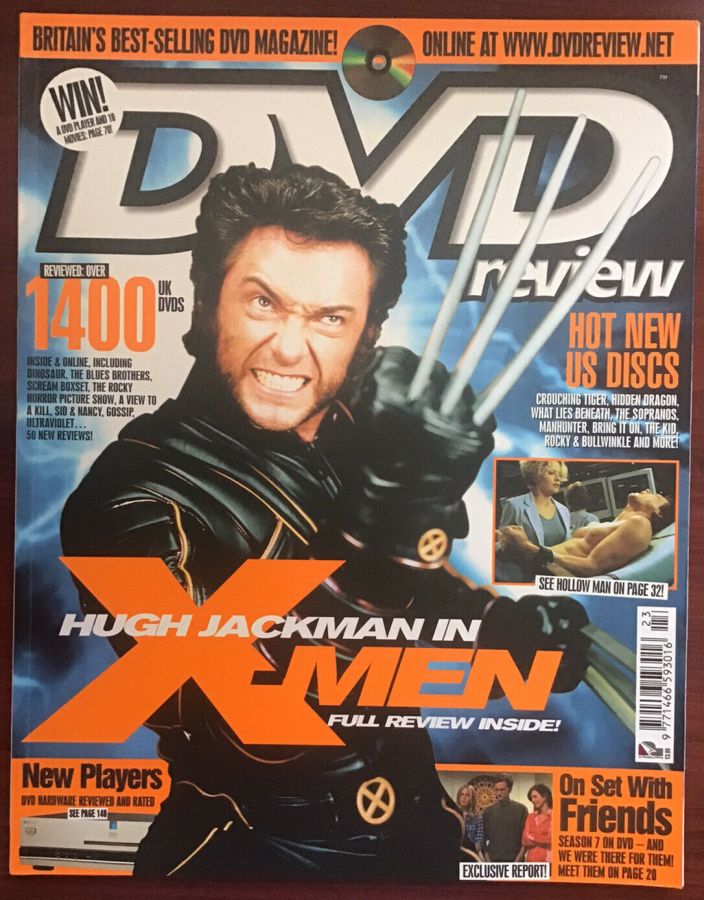 DVD REVIEW magazine side cover Issue 23  2001