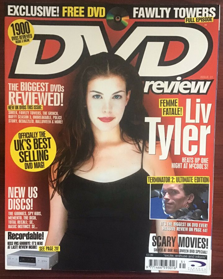 DVD REVIEW magazine side cover Issue 31  2001