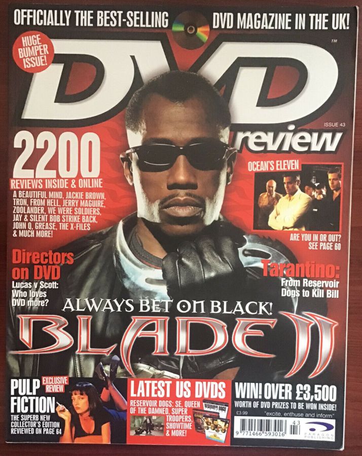 DVD REVIEW magazine side cover Issue 43  2002
