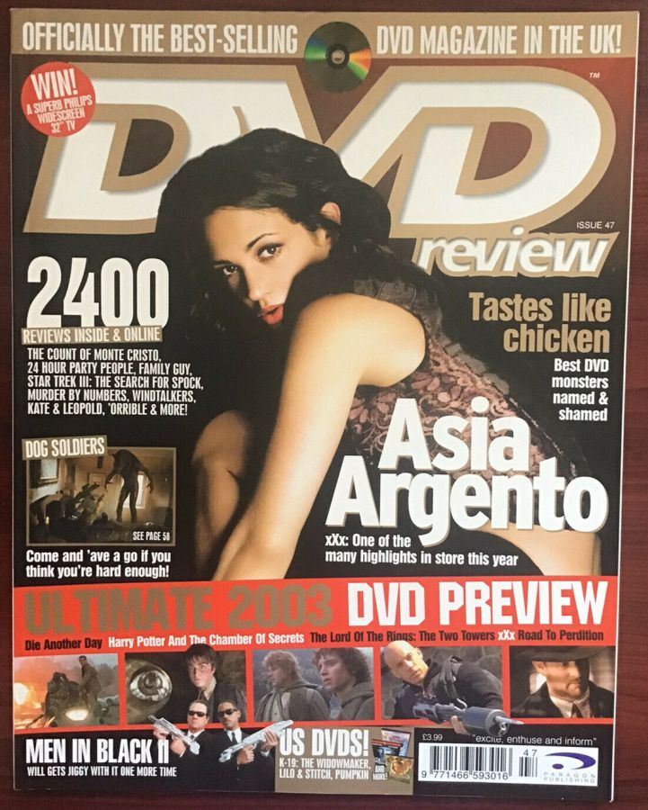 DVD REVIEW magazine side cover Issue 47  2003