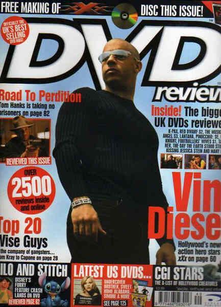 DVD REVIEW magazine side cover Issue 49  2003
