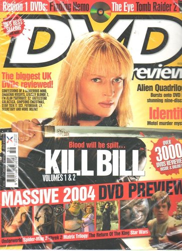 DVD REVIEW magazine side cover Issue 59 December 2003