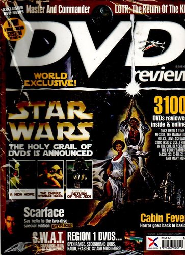 DVD REVIEW magazine side cover Issue 62 March 2004