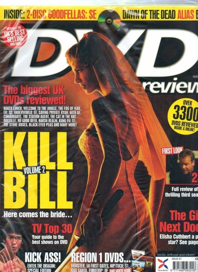 DVD REVIEW magazine side cover Issue 67  2004