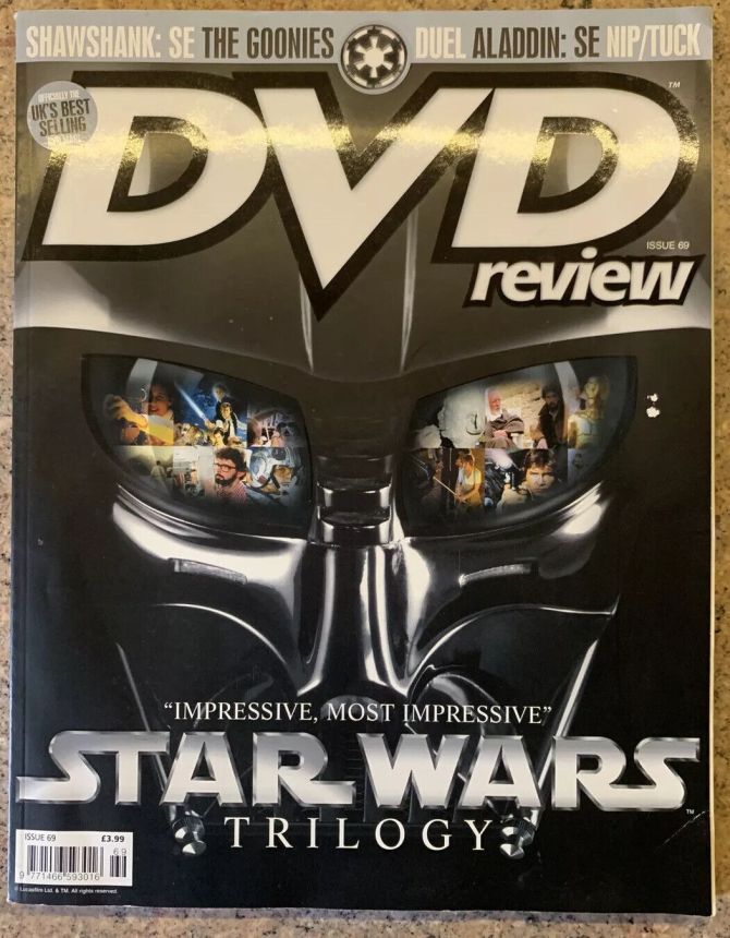 DVD REVIEW magazine side cover Issue 69 September 2004
