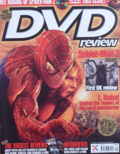 DVD REVIEW magazine side cover Issue 71 November 2004