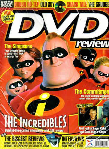 DVD REVIEW magazine side cover Issue 75 March 2005