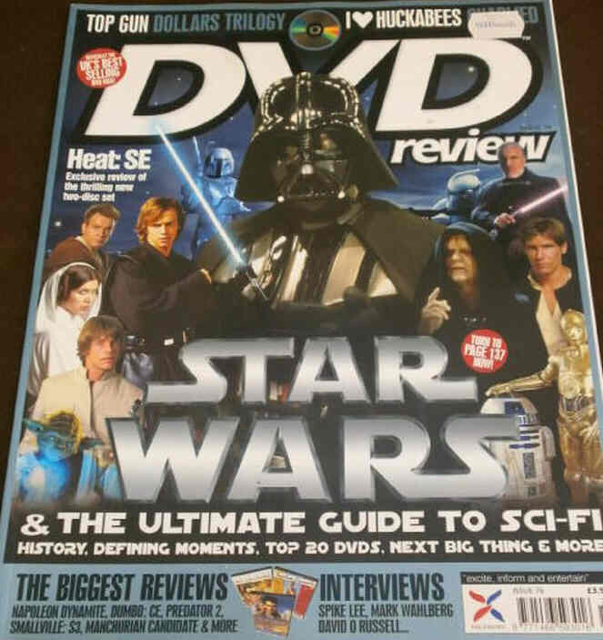 DVD REVIEW magazine side cover Issue 76 April 2005