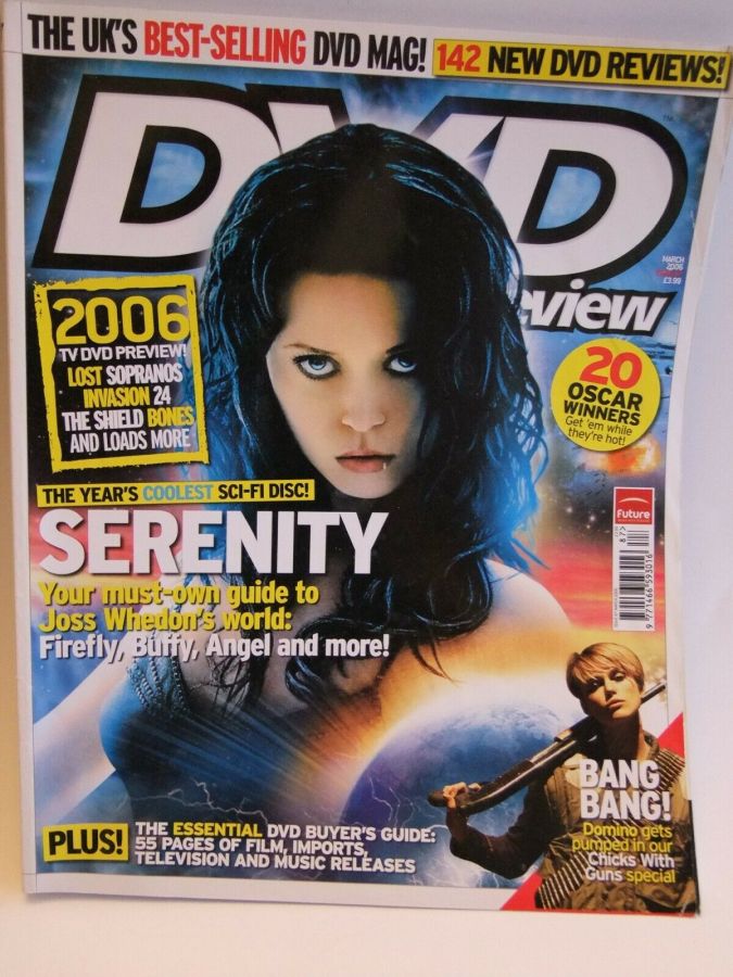 DVD REVIEW magazine side cover Issue 87 March 2006