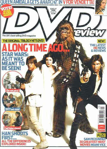 DVD REVIEW magazine side cover Issue 93 August 2006