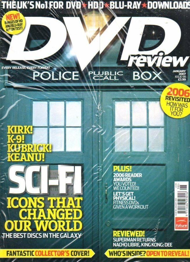 DVD REVIEW magazine side cover Issue 98 January 2007
