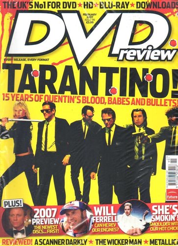DVD REVIEW magazine side cover Issue 99 February 2007